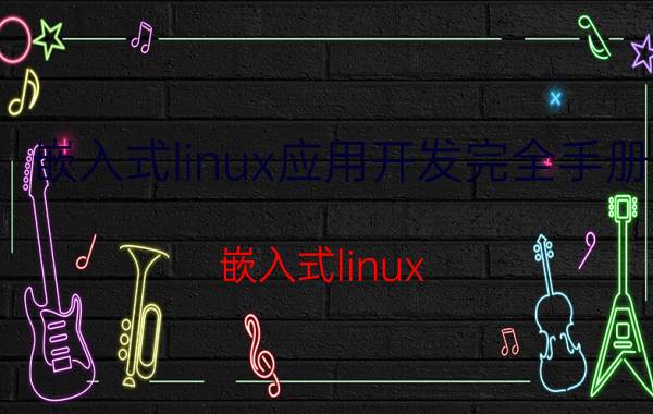 嵌入式linux应用开发完全手册 嵌入式linux？